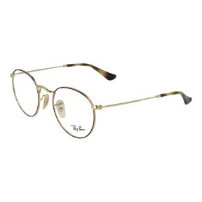 Óculos graduados Ray Ban RX3447V Dourados Redonda - 1