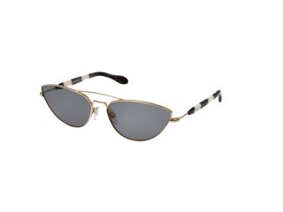 Óculos de sol Carolina Herrera New York SHN059M Dourados Borboleta