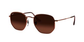 Óculos de sol Ray Ban 0RB3548N Dourados Redonda - 1
