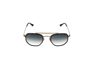 Óculos de sol Ray Ban 0RB3648M Dourados Redonda - 2