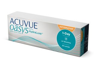Lentes de contacto Acuvue Acuvue Oasys 1-Day w/HydraLuxe Astigmatism 30unida - 2