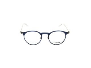 Óculos Montblanc MB0099O Azul Redonda - 2