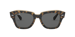 Óculos de sol Ray Ban 0RB2186 STATE STREET Castanho Quadrada - 2