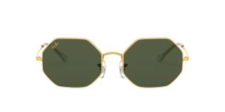 Óculos de sol Ray Ban 0RB1972 OCTAGON Dourados Retangular - 2
