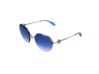 Óculos de sol Blumarine SBM161 OCCH.SOLE BLUMARINE Prateados Redonda - 1