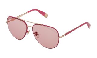 Óculos de sol Furla SFU404 Dourados Aviador