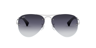 Óculos de sol Ray Ban 0RB3449 RB3449 Prateados Aviador - 2