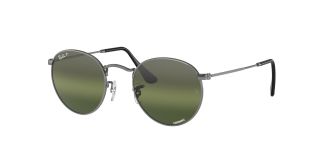 Óculos de sol Ray Ban 0RB3447 ROUND METAL Prateados Redonda - 1