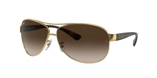 Óculos de sol Ray Ban 0RB3386 RB3386 Dourados Aviador - 1