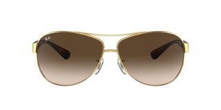 Óculos de sol Ray Ban 0RB3386 RB3386 Dourados Aviador - 2