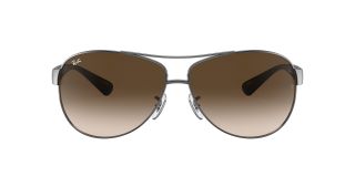 Óculos de sol Ray Ban 0RB3386 RB3386 Prateados Aviador - 2