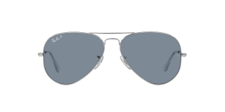 Óculos de sol Ray Ban 0RB3025 AVIATOR LARGE METAL Prateados Aviador - 1