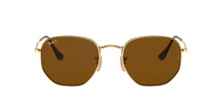 Óculos de sol Ray Ban 0RB3548N HEXAGONAL Dourados Quadrada - 2
