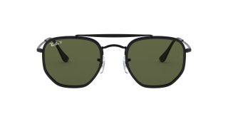 Óculos de sol Ray Ban 0RB3648M THE MARSHAL II Preto Quadrada - 2