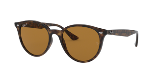 Óculos de sol Ray Ban 0RB4305 Castanho Redonda - 1