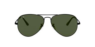 Óculos de sol Ray Ban 0RB3689 AVIATOR METAL II Preto Aviador - 2