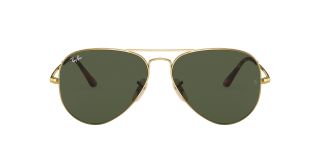 Óculos de sol Ray Ban 0RB3689 AVIATOR METAL II Dourados Aviador - 2