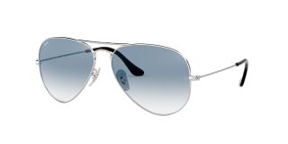 Óculos de sol Ray Ban 0RB3025 AVIATOR LARGE METAL Prateados Aviador - 2