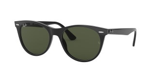 Óculos de sol Ray Ban 0RB2185 WAYFARER II Preto Redonda - 1