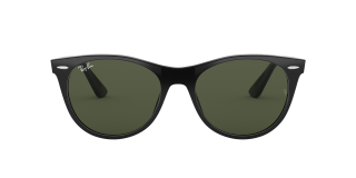 Óculos de sol Ray Ban 0RB2185 WAYFARER II Preto Redonda - 2