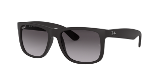 Óculos de sol Ray Ban 0RB4165 JUSTIN Preto Quadrada - 1