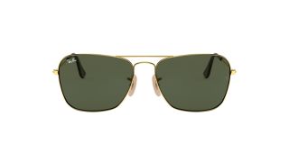 Óculos de sol Ray Ban 0RB3136 CARAVAN Dourados Quadrada - 2