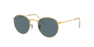 Óculos de sol Ray Ban 0RB3447 Dourados Redonda - 2