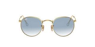 Óculos de sol Ray Ban 0RB3447N ROUND METAL Dourados Redonda - 2