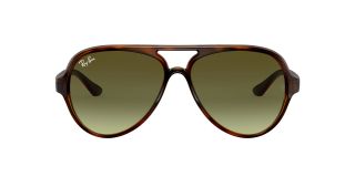Óculos de sol Ray Ban 0RB4125 CATS 5000 Castanho Aviador - 2