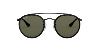 Óculos de sol Ray Ban 0RB3647N Preto Redonda - 2