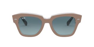 Óculos de sol Ray Ban 0RB2186 STATE STREET Beige Quadrada - 2