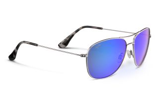Óculos de sol Maui Jim B247 CLIFF HOUSE Prateados Aviador