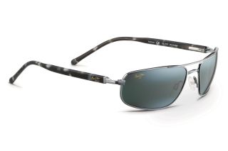 Óculos de sol Maui Jim 162 KAHUNA Dourados Retangular