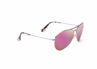 Óculos de sol Maui Jim P264 MAVERICKS Rosa/Vermelho-Púrpura Retangular