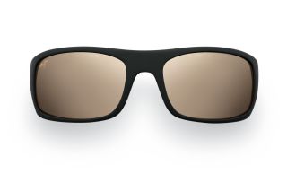 Óculos de sol Maui Jim H202 PEAHI Preto Retangular