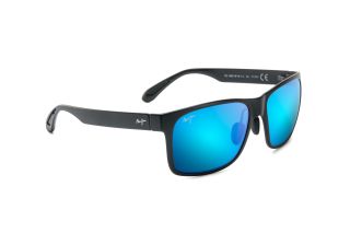 Óculos de sol Maui Jim B432 RED SANDS Preto Retangular
