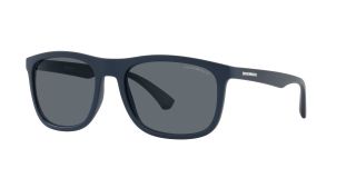 Óculos de sol Emporio Armani 0EA4158 Azul Quadrada - 1