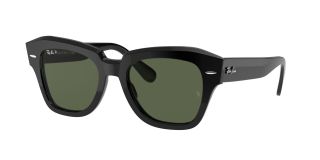 Óculos de sol Ray Ban 0RB2186 STATE STREET Preto Quadrada - 1
