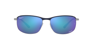 Óculos de sol Ray Ban 0RB3671CH Azul Retangular - 2