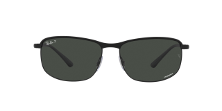 Óculos de sol Ray Ban 0RB3671CH Preto Retangular - 2