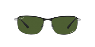 Óculos de sol Ray Ban 0RB3671CH Preto Retangular - 2