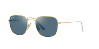 Óculos de sol Ray Ban 0RB8157 FRANK Dourados Quadrada - 2