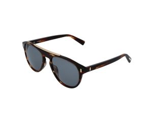 Óculos de sol Trussardi STR538 Castanho Redonda - 1