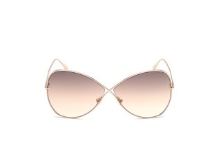 Óculos de sol Tom Ford FT0842 Dourados Borboleta - 2