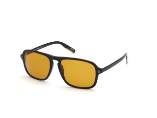 Óculos de sol Ermenegildo Zegna EZ0170 Preto Retangular - 1