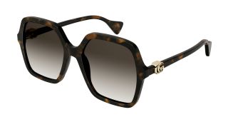Óculos de sol Gucci GG1072S Castanho Quadrada - 1