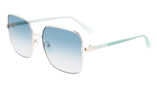 Óculos de sol Calvin Klein Jeans CKJ21220S Prateados Quadrada - 1