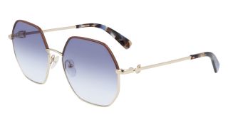 Óculos de sol Longchamp LO140SL Dourados Retangular - 1