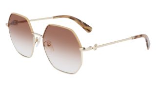 Óculos de sol Longchamp LO140SL Dourados Retangular - 1