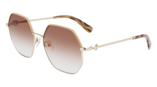 Óculos de sol Longchamp LO140SL Dourados Retangular - 2